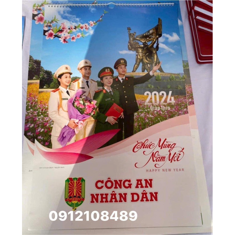combo 3 cuốn lịch 5 tờ “Công an nhân dân”, 120k