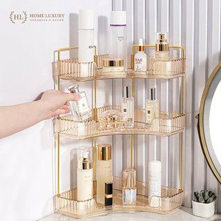  Kệ Góc Nhà Tắm | Kệ đựng phụ kiện - gia vị | Kệ 1 Tầng 2 Tầng 3 Tầng tháo lắp thông minh chất liệu nhựa Mica cao cấp 