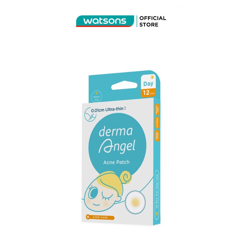 Miếng Dán Mụn Dermaangel Dùng Ban Ngày 12 Miếng