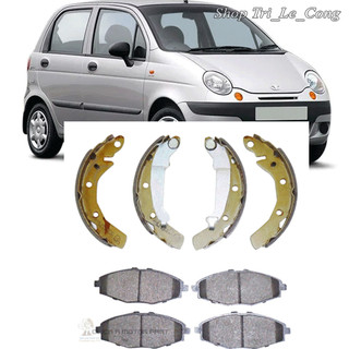 Bố thắng đĩa Daewoo Matiz 1-2-3 tang trống đùm Bộ một đôi má phanh trước sau xe hơi ô tô đời 98 99 2003 2005 2008