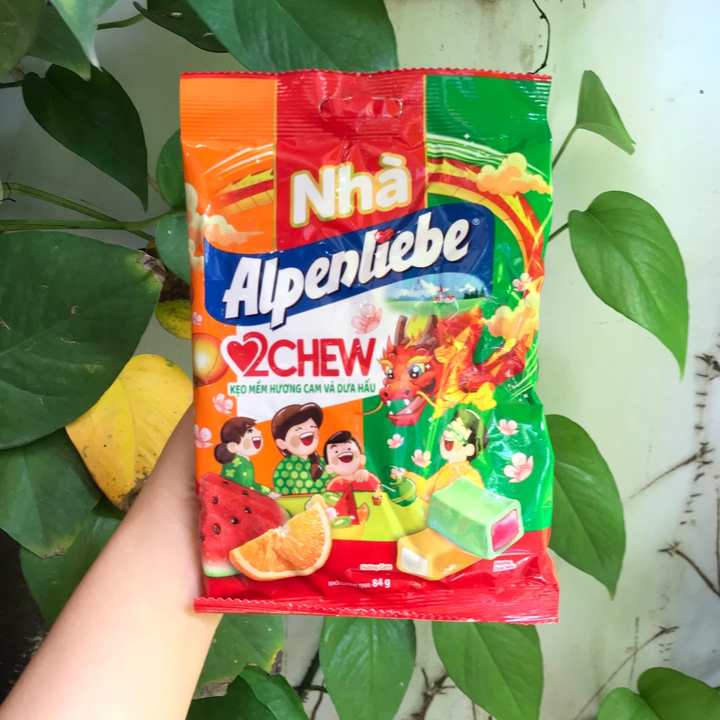 Kẹo Mềm Hương Cam Và Dưa Dấu Alpenliebe 2Chew