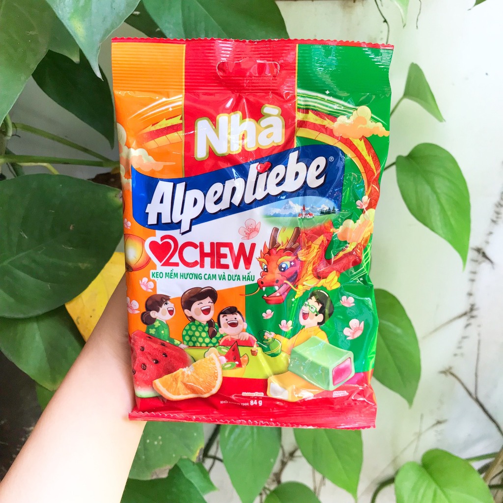 Kẹo Mềm Hương Cam Và Dưa Dấu Alpenliebe 2Chew