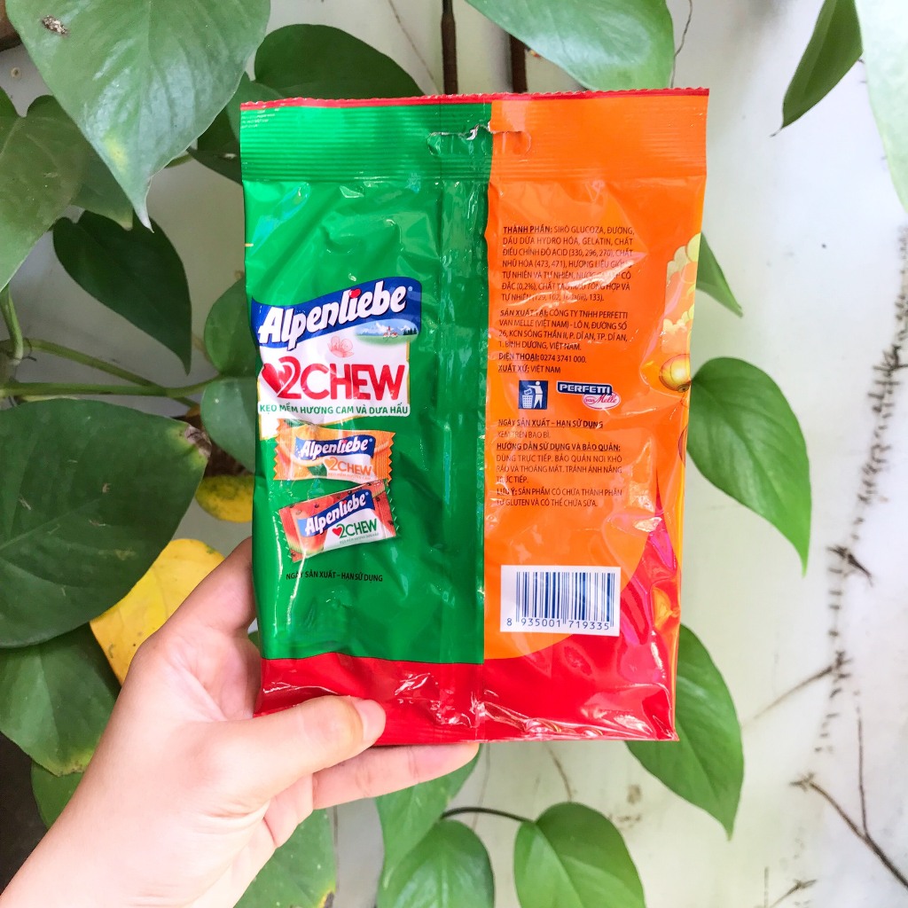 Kẹo Mềm Hương Cam Và Dưa Dấu Alpenliebe 2Chew