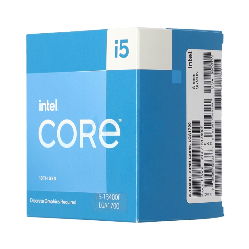 CPU Intel Core i5 Raptor Lake 13th Socket LGA1700 13400, 13400F Tray, Box Chính Hãng, Box Cty Hàng Chính Hãng 36Th
