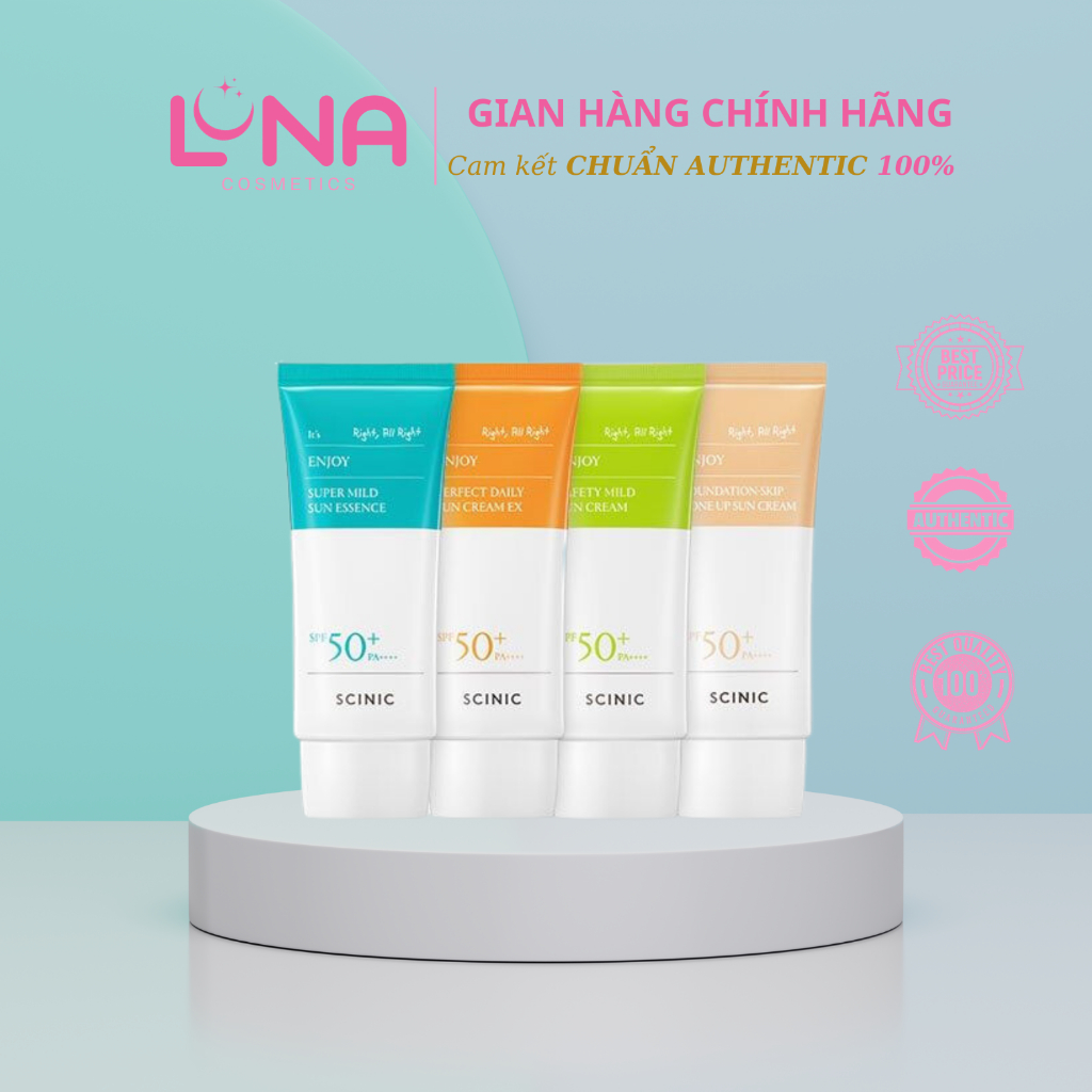 Kem chống nắng Scinic Enjoy Super Mild Sun Essence SPF50+