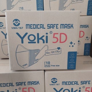 1 thùng 300 cái khẩu trang 5d yoki