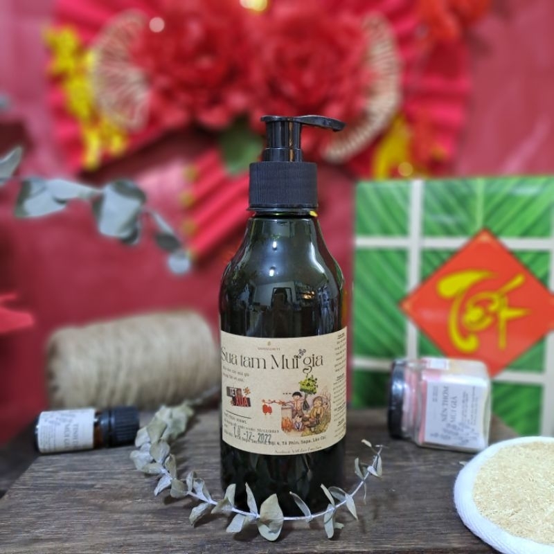 Sữa tắm Mùi Già 100% từ Thiên Nhiên 300ml