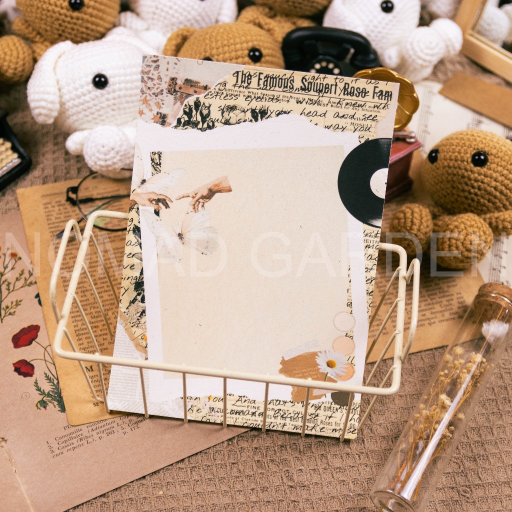 Giấy Viết Thư Hiện Đại Vintage Nhiều Loại Kèm Bì Thư - By NOMAD GARDEN