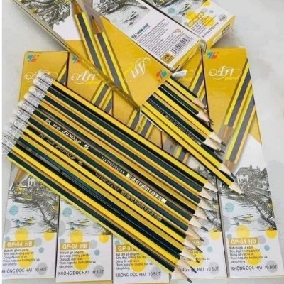 Bút chì gỗ Thiên Long HB cho học sinh, văn phòng , bút chì để luyện viết chữ cho học sinh mới tập viết - C15