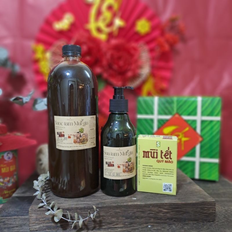 Sữa tắm Mùi Già 100% từ Thiên Nhiên 300ml