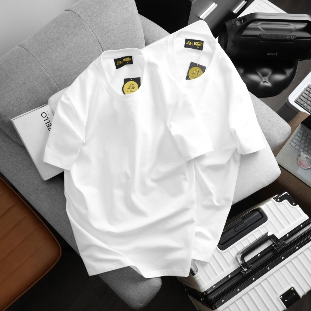 Áo thun Trơn Unisex Cotton 4c co dãn, thoải mái, thấm hút tốt