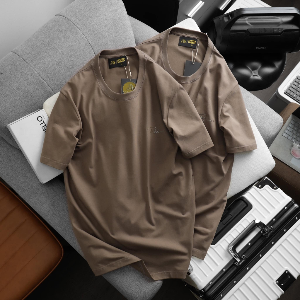 Áo thun Trơn Unisex Cotton 4c co dãn, thoải mái, thấm hút tốt