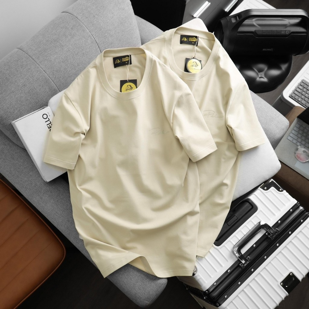 Áo thun Trơn Unisex Cotton 4c co dãn, thoải mái, thấm hút tốt