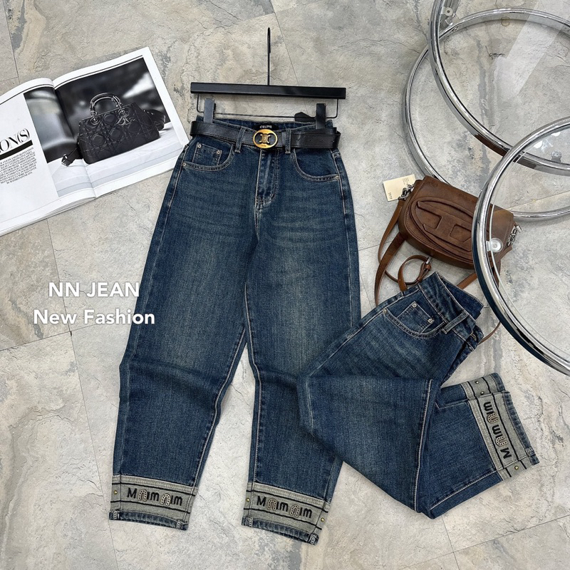 Quần jeans baggy CE-LINE chất co giãn hàng QCL1