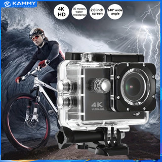 【HCM Camera hành trình xe mát gắn mũ bảo hiểm Sport camera 4K, Cam hành trình cho xe máy, xe đạp, đi phượt, di lịch