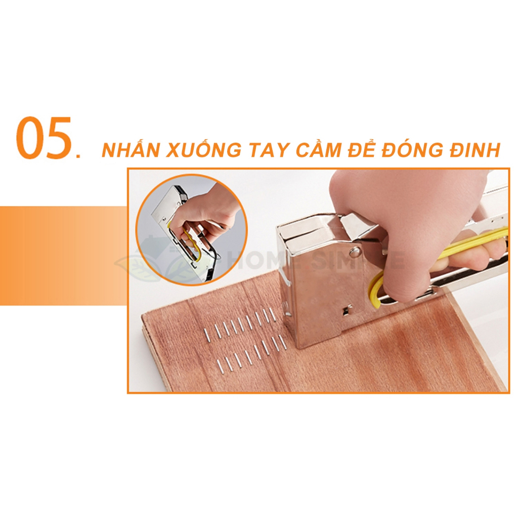 Máy bấm ghim cầm tay Súng bắn ghim gỗ máy bấm ghim cầm tay Súng bắn ghim cầm tay khung tranh tường