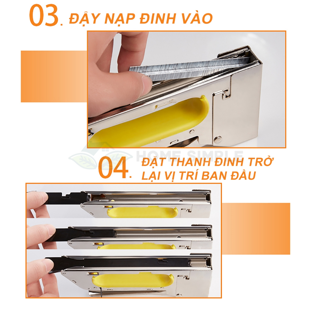 Máy bấm ghim cầm tay Súng bắn ghim gỗ máy bấm ghim cầm tay Súng bắn ghim cầm tay khung tranh tường