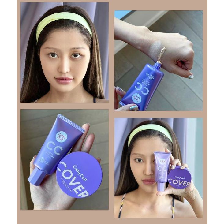 [New] Kem Nền Cathy Doll CC Cream Speed Cover Độ Che Phủ Cao Chống Nắng Tốt SPF50 PA+++