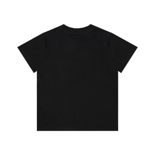 Áo thun swe unisex form baby tee type baby tee - black