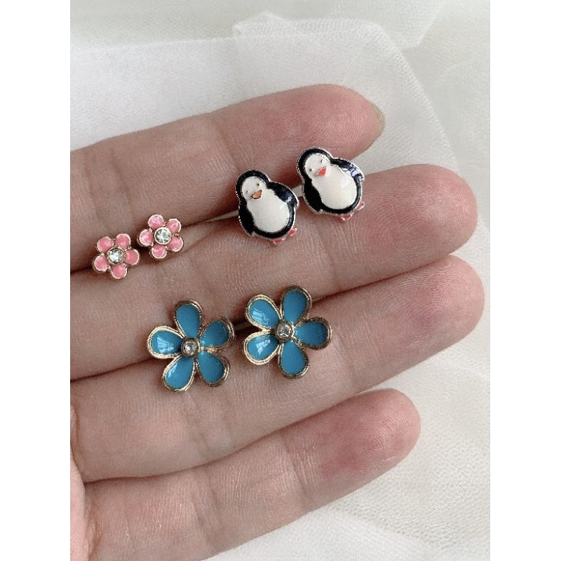 Set bông tai 3 đôi 10k