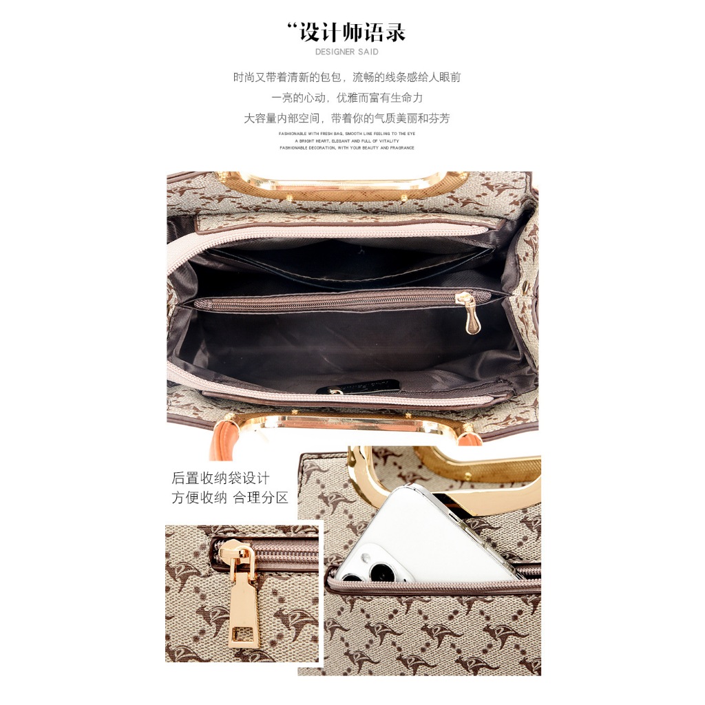 Túi xách nữ công sở cao cấp thời trang đẹp Hàn Quốc KAIDIFEINIROO KF48 (5216) Size 24cm