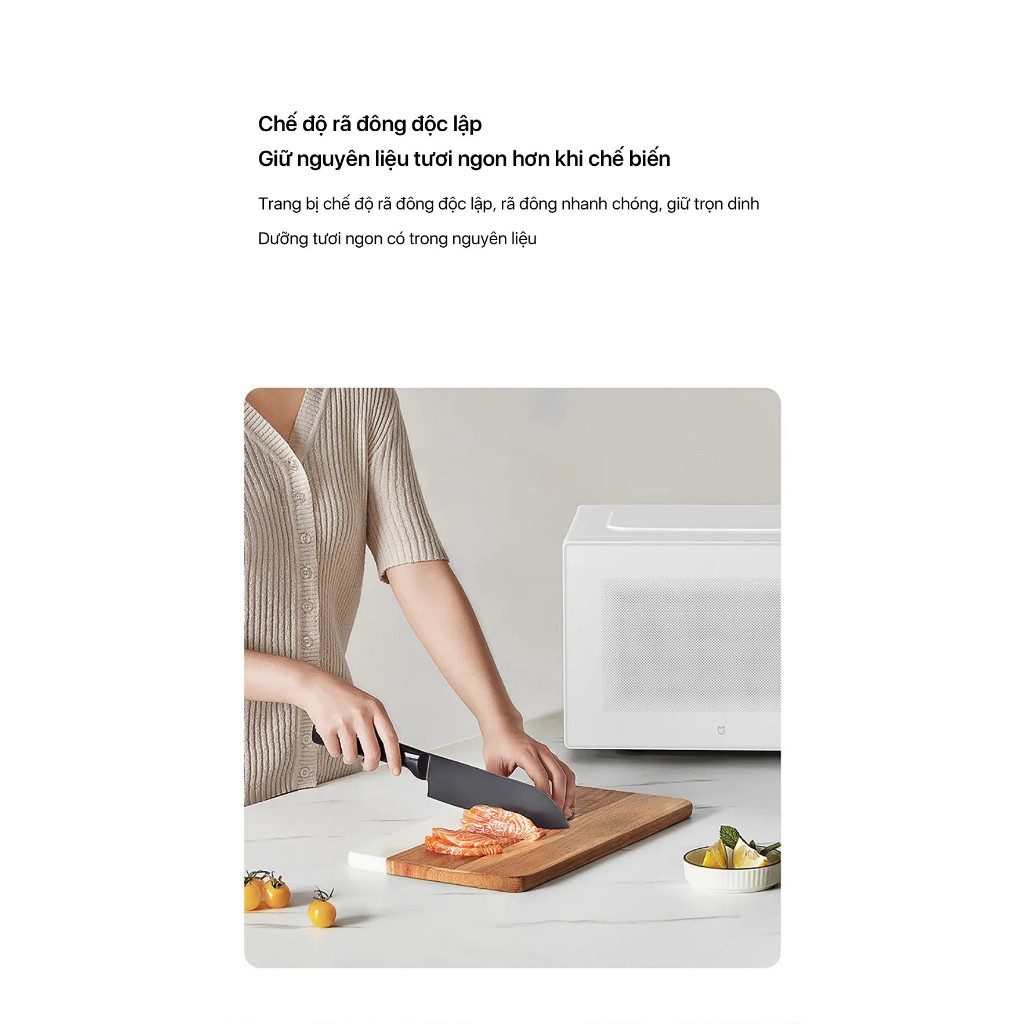 Lò vi sóng thông minh Xiaomi Mijia MWB020 dung tích 20L công suất 700W, làm nóng 360 độ - Hàng chính hãng
