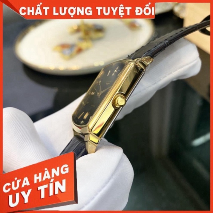 Đồng Hồ Cặp Đôi LG025A  Sapphire Mặt Chữ Nhật Máy Pin Nhật Chống Xước Tuyệt Đối BẢO HÀNH 12 THÁNG