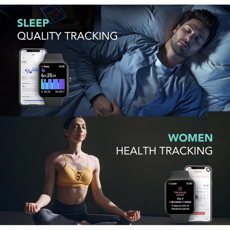 Đồng hồ thông minh Xiaomi SKG V7 Cyber - chống nước IP68 - nghe gọi, nhân thông báo, chạy bộ GPS theo app