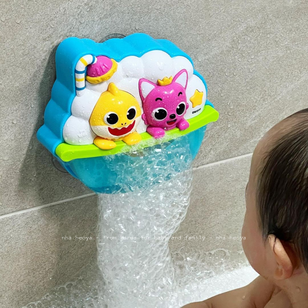 ĐỒ CHƠI PHÁT NHẠC TẠO BONG BÓNG NHÀ TẮM PINKFONG BABYSHARK CHO BÉ