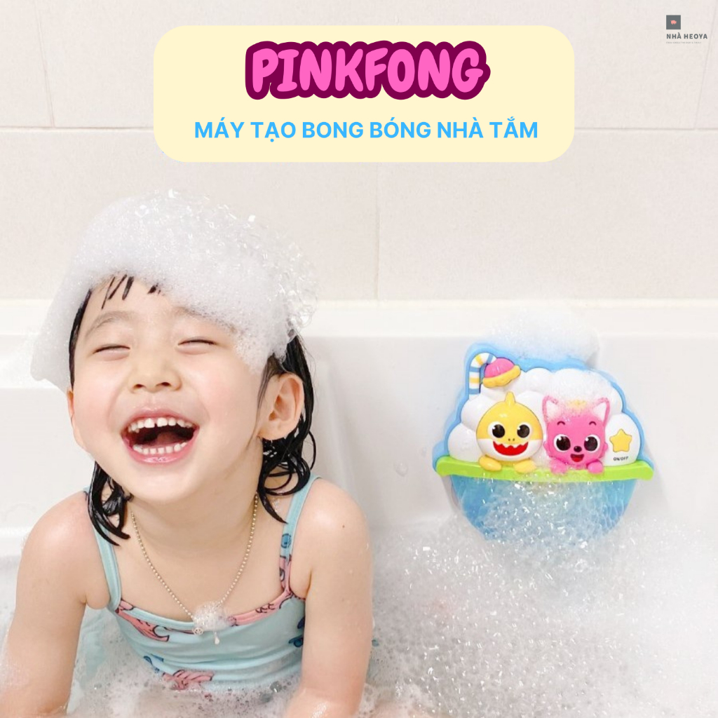 ĐỒ CHƠI PHÁT NHẠC TẠO BONG BÓNG NHÀ TẮM PINKFONG BABYSHARK CHO BÉ