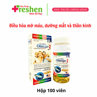 Dầu cá ALASKA OMEGA 3 tăng cường thị lực