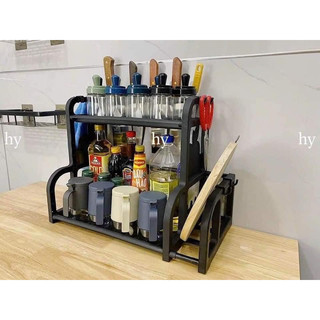 Kệ gia vị đa năng có chỗ để thớt