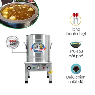 Nồi nấu phở điện liền nồi 60l newsun - tặng 1 thanh nhiệt đi kèm