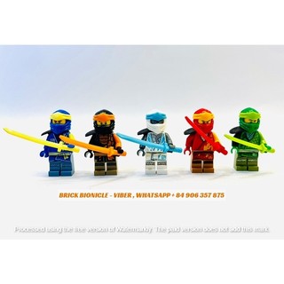 Lego minifigures - đồ chơi xếp hình lắp ráp lego real chính hãng nhẫn giả - ninjago