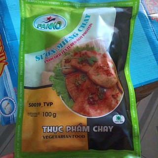 (HÀNG KHÔ CHƯA CHẾ BIẾN) 1 GÓI 100G Sườn non chay gói 100G siêu ngon