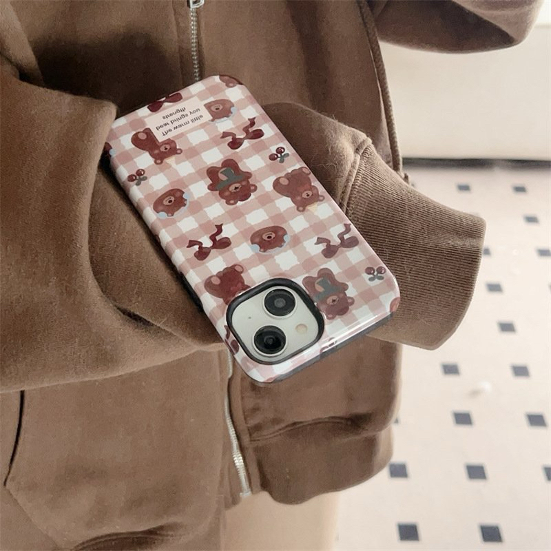 ỐP IPHONE FULL VIỀN HOẠ TIẾT LITTLE BEAR