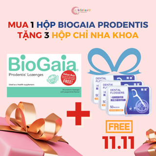 Viên ngậm men vi sinh nha khoa BioGaia ProDentis - Cân bằng khoang miệng