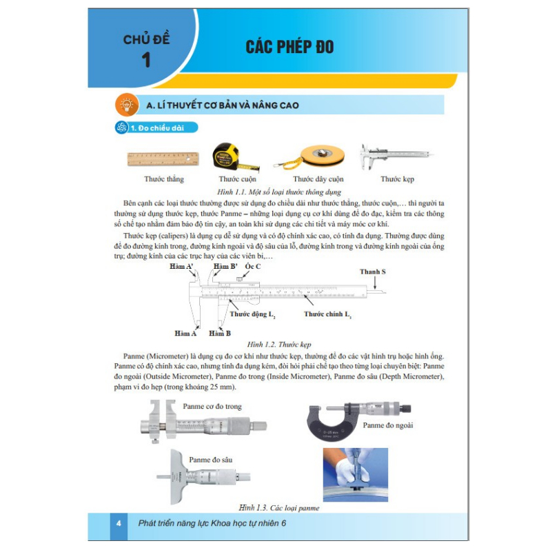 Sách - Phát Triển Năng Lực Khoa Học Tự Nhiên 6 - Biên soạn theo chương trình GDPT mới