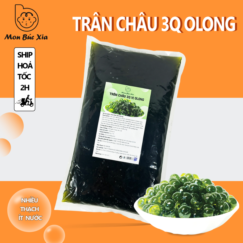 Trân Châu 3Q Olong giòn bịch 2kg