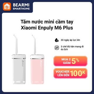 Máy tăm nước mini cầm tay Xiaomi Enpuly M6 Plus chống nước pin 30 ngày áp lực lớn 3 chế độ tiện mang đi du lịch-MI NOW