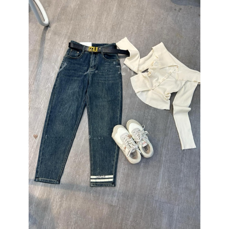 Áo Len Trễ Vai Rút Sườn Cài Khuy