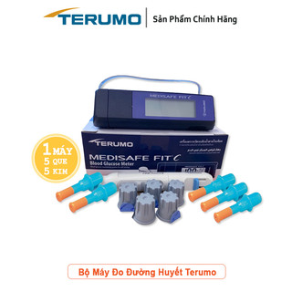 Máy đo đường huyết terumo medisafe fit c + 5 que + 5 kim