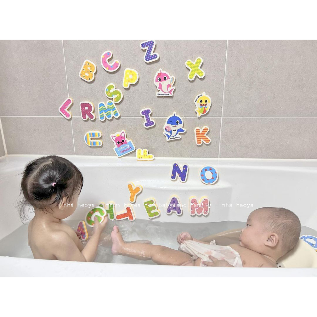BỘ STICKER ĐỒ CHƠI NHÀ TẮM PINKFONG BABY SHARK CHO BÉ