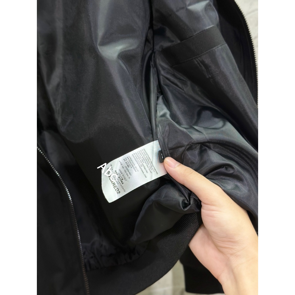 Áo Khoác Gió DSQ Siêu Cấp In Họa Tiết Chữ Gạch Sau Lưng Áo Khoác Gió Thu Đông Nam New 2023