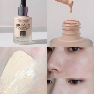 Kem nền Catrice HD Liquid Coverage Foundation 30ml (Nhập khẩu chính hãng)