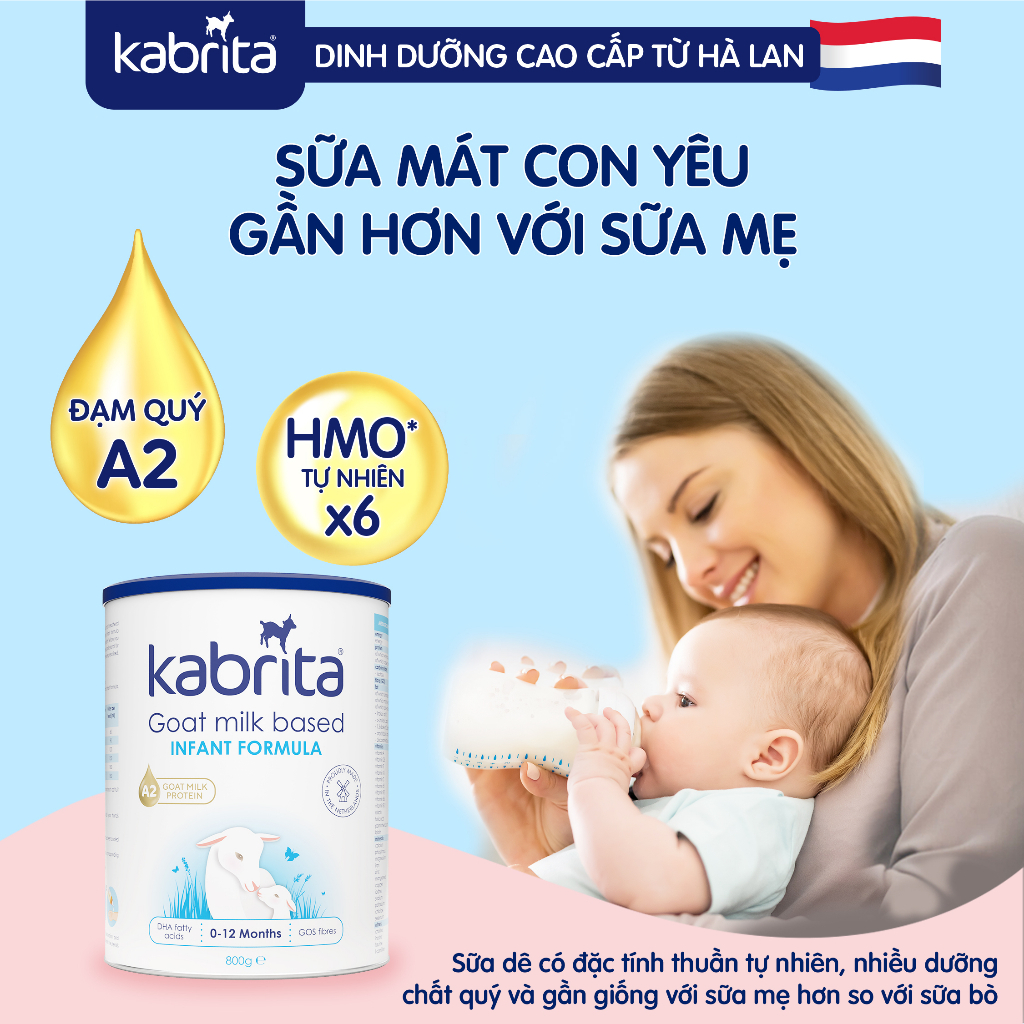 Sữa Dê Kabrita Số 1 400g/800g Phát Triển Hệ Miễn Dịch Cho Trẻ  Từ 0 12 Tháng Bibo Mart