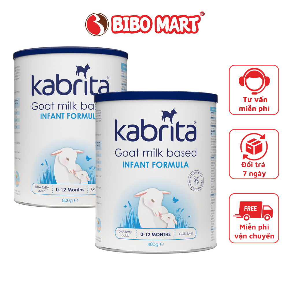 Sữa Dê Kabrita Số 1 400g/800g Phát Triển Hệ Miễn Dịch Cho Trẻ  Từ 0 12 Tháng Bibo Mart