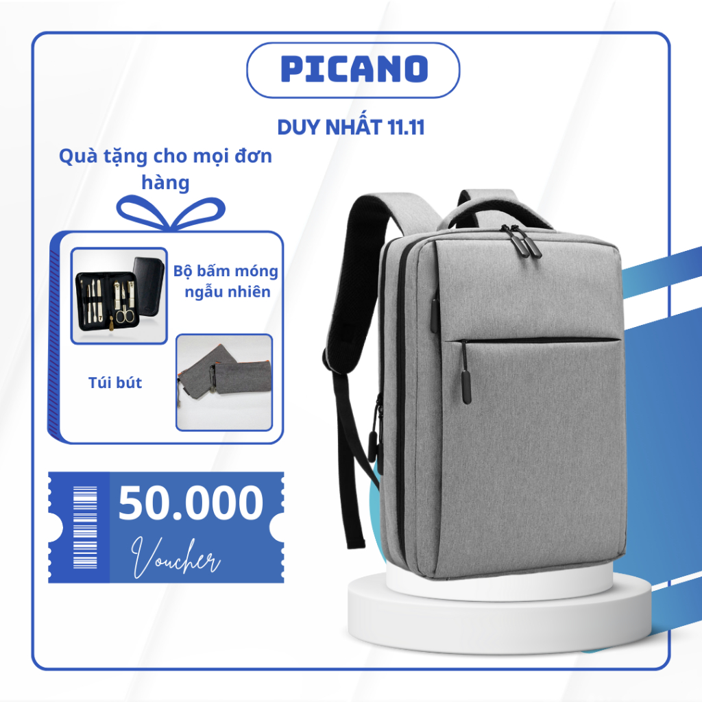 Balo latop đa năng cao cấp PCN có cổng sạc USB BLP1607.1