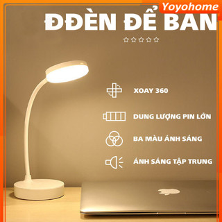  Đèn Học Để Bàn Tích Điện Chống Cận 3 Chế Độ Sáng Cảm Ứng Thông Minh Đèn Led Akio Ánh Sáng Để Bàn Đọc Sách Làm Việc 