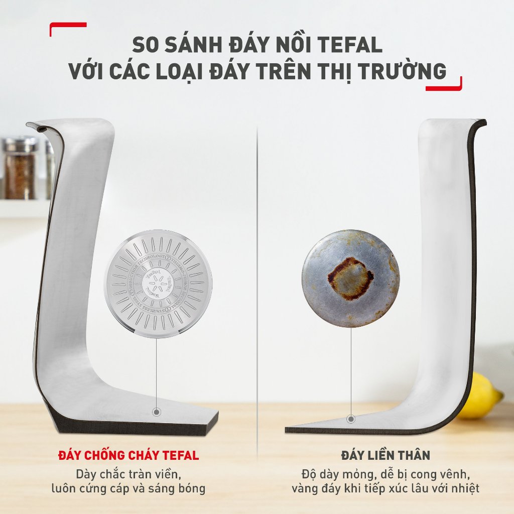 Chảo chiên inox chống dính đáy từ Tefal Primary 20cm